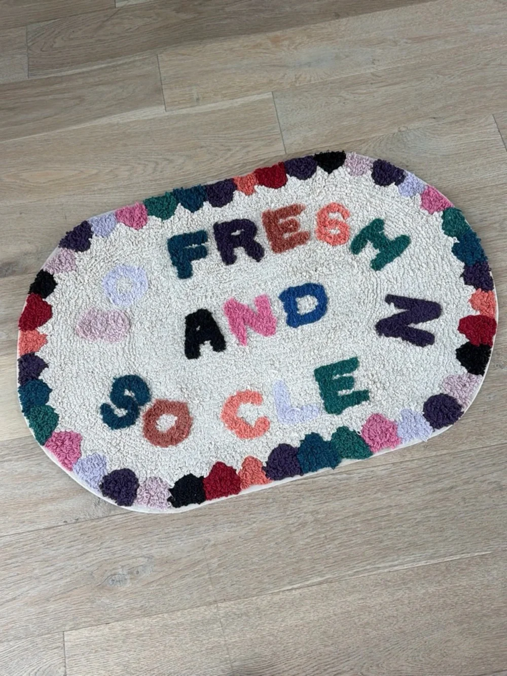 Furbish studio Home Accents 'Fresh and Sole' Multicolor Tufted Doormat